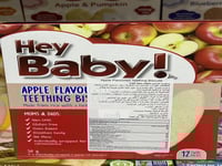 بسكويت اطفال بنكهة التفاح ٨ شهور