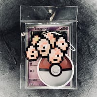 ميدالية إيكزكيوت صناعة يدوية Exeggcute Retro Pixel...