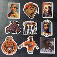 ستيكرات راب هيب هوب توباك Hip Hop 2PAC Stickers Wa...