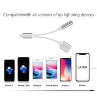 وصله ايفون محول 2 في 1 شاحن وسماعة