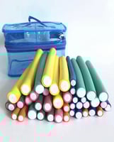 لفافات الفوم فلاكسي لتمويج الشعر بدون حرارة 42قطعة...