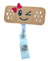 علاقة حامل بطاقات بتصميم لاصق جروح طبي