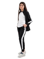 طقم مدرسي رياضي 3 قطع لون أسود | لوكانس آند أكس