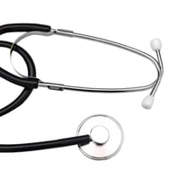 سماعة طبيب احترافية لون أسود عالية الدقة Stethomed...