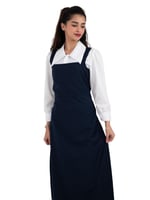 مريول ثانوي شيال لون كحلي روزا | مريولي أحلا