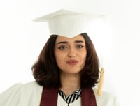 كاب تخرج سادة | مريولي أحلا