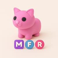 قطة وردية ميقا