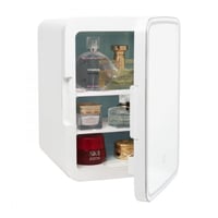 ثلاجة مستحضرات تجميل 10لتر مع مرآة بإضاءة ليد من ر...