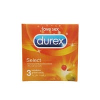 ديوركس واقيات ذكرية ملونة ومعطرة 3 حبات