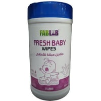 مناديل فاب لاب للوجه والرقبه -80 قطعه للاطفال