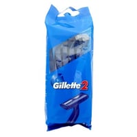 جيليت 2 ماكينة حلاقة للاستعمال 10 قطع