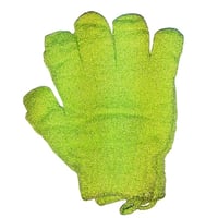 ليفة استحمام لطيفة على شكل قفاز لتقشير الجسم من عن...