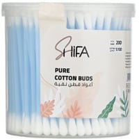 اعواد قطن من شفا 300 حبة ملون