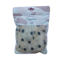 قبعة استحمام مزودة بشريط مطاطي لون بني