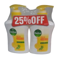 غسول اليد منعش 2*200مل خصم 25% من ديتول