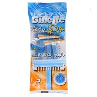 حزمة من شفرات الحلاقة بودي من جيليت 3شفرات