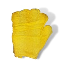 ليفة استحمام لطيفة على شكل قفاز لتقشير الجسم من عن...