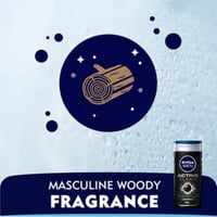 جل استحمام اكتيف كلين بالفحم 3 في 1 برائحة خشبية م...