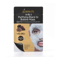 ماسك فقاعات الاكسجين الاسود 4 في 1 لتنقية البشرة س...