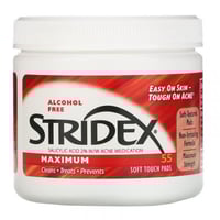 مسحات علاج حب الشباب من ستريديكس55قطعة قطنية