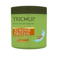 ماسك الزيت الساخن المعالج ببروتين اللوز من تريشوب...