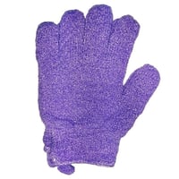 ليفة استحمام لطيفة على شكل قفاز لتقشير الجسم من عن...