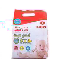مناديل مبلله للأم والطفل أفضل قيمة 3 في 1 من فارلي...