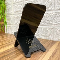 حامل جوال من الأكريليك مع النقش بالليزر