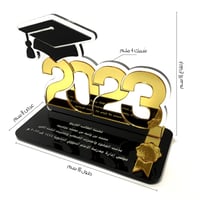 درع التخرج من الأكريليك