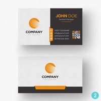 تصميم بطاقة أعمال عصرية