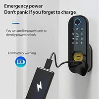 قفل باب خارجي وداخلي ذكي