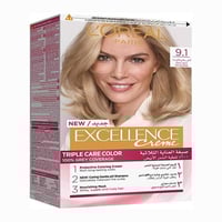 لوريال اكسلانس صبغة شعر اشقر رمادى فاتح جدا 9.1