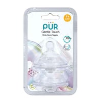 بيور حلمة بعنق اوسع (من عمر 0-3 شهور) 2 قطعة