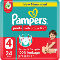 بامبرز كلوت حماية من التسلخات مقاس 4 - 24 حفاضة