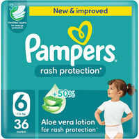 بامبرز حفاضات حماية من التسلخات مقاس 6 - 36 حفاضة