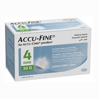 اكيوتشيك أكيو فاين إبر معقمة لقلم الانسولين 4 مم 3...