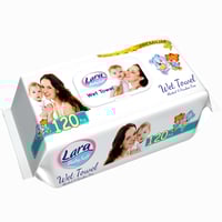 لارا مناديل اطفال مبللة (بريميوم) 120 منديل