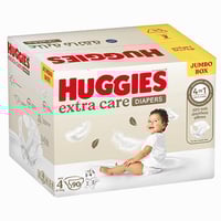 هجيز حفائض عناية فائقة مقاس 4 - 90 حفاضة