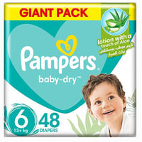 بامبرز حفائض مقاس 6 - عبوة 48 حفاضة