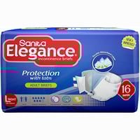 سانيتا اليجانس حفاضات كبار السن مقاس كبير 16 حفاضه