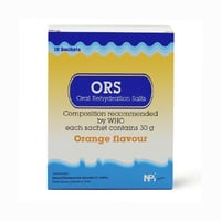 او ار اس، حبيبات محلول الجفاف، بنكهة البرتقال - 10...