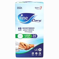 فاين كير " حفائض " كبار السن - مقاس : كبير , 30 قط...