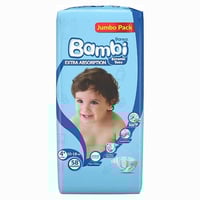 سانيتا بامبي حفائض مقاس +4 عبوة 58 حفاضة