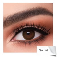 ليندا عدسات لاصقة ملونة - تان