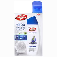 لايفبوى غسول للجسم عناية ناعمة 300مل + لوفة
