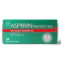 أسبرين بروتكت 100 مجم يخفف من مخاطر تجلط الدم 60 ق...