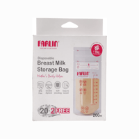 فارلين حقيبة تخزين حليب الأم - 200 مل ( 20+2 كيس ه...