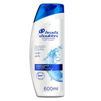 هيد أند شولدرز شامبو ضد القشرة نظيف وانيق 600 مل