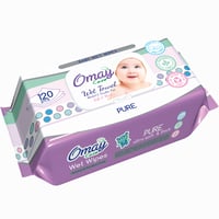 امى مناديل اطفال مبللة (بيور) 120 منديل