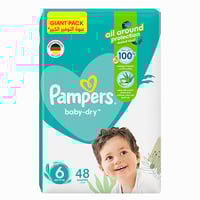 بامبرز حفائض مقاس 6 - عبوة 48 حفاضة